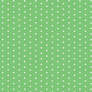 Polka Bunnies in Green coordinate