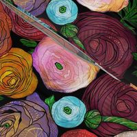 moody ranunculus garden floral