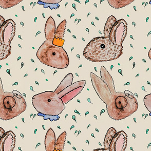 rabbits we like pattern