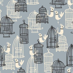 Cagey Birds~ Grey