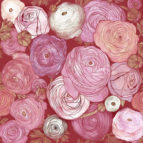 mauvelous ranunculus garden