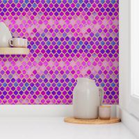 Moroccan Violet Hues Lantern Design