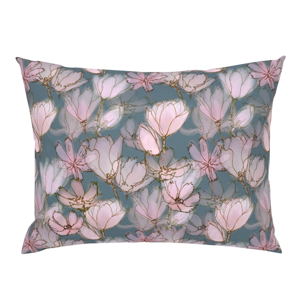 Magnolia Moody Floral  Large Scale