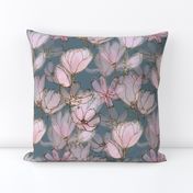 Magnolia Moody Floral  Large Scale