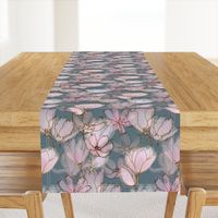 Magnolia Moody Floral  Large Scale