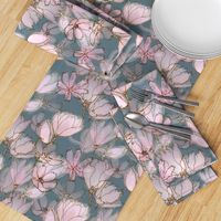 Magnolia Moody Floral  Large Scale