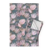 Magnolia Moody Floral  Large Scale