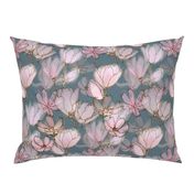 Magnolia Moody Floral  Large Scale