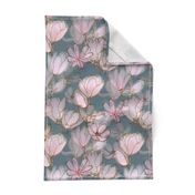 Magnolia Moody Floral  Large Scale