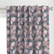 Magnolia Moody Floral  Large Scale