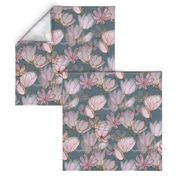 Magnolia Moody Floral  Large Scale