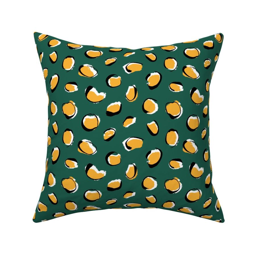 Summer leopard spots - yellow and green