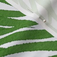 green watercolor fronds