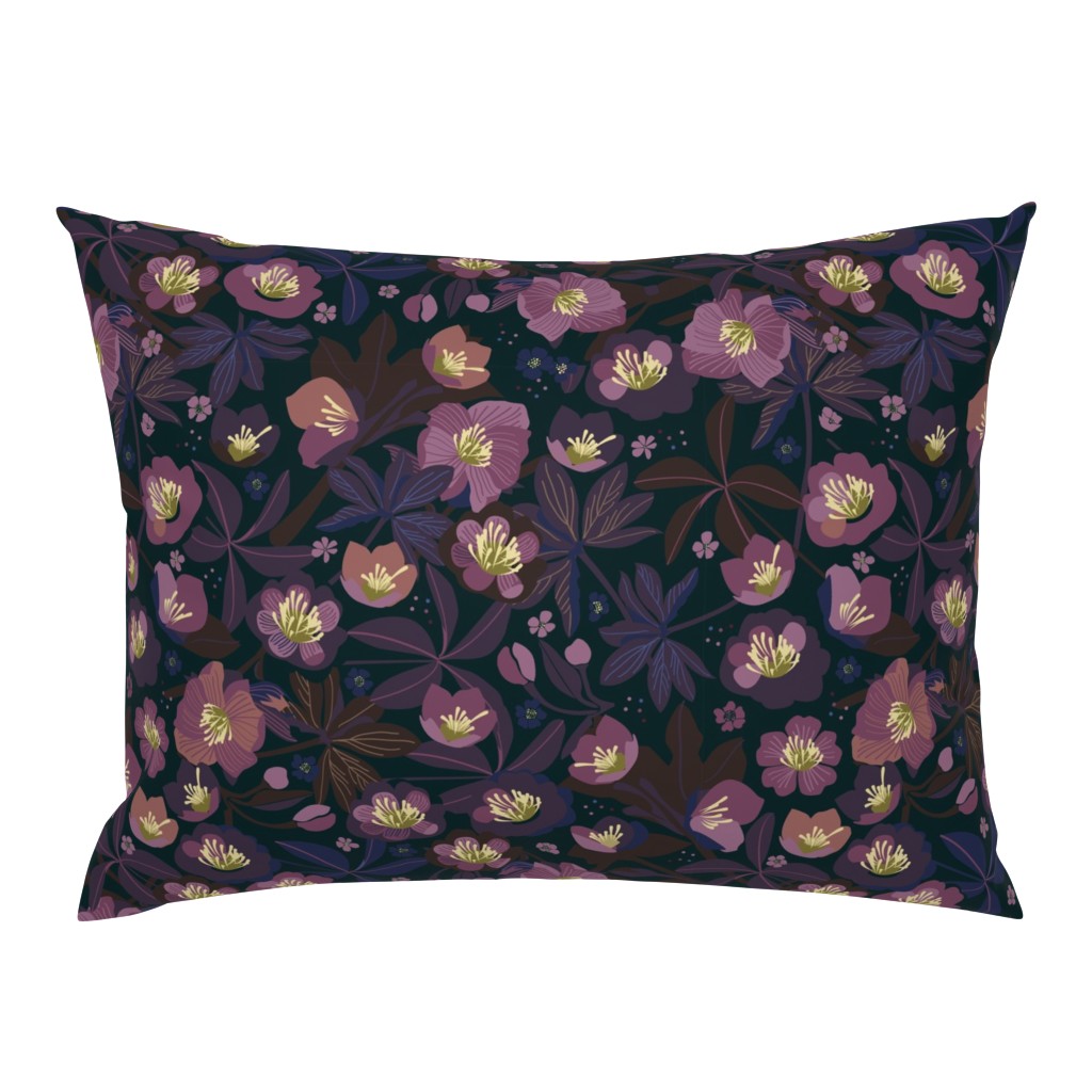 Moody helleborus | purple