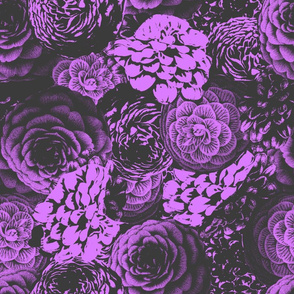 Moody Florals in Purple