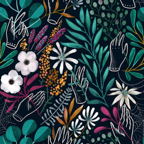 Moody  florals by Anna Alekseeva 