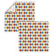 Big Top Bold Circus Diamond Pattern