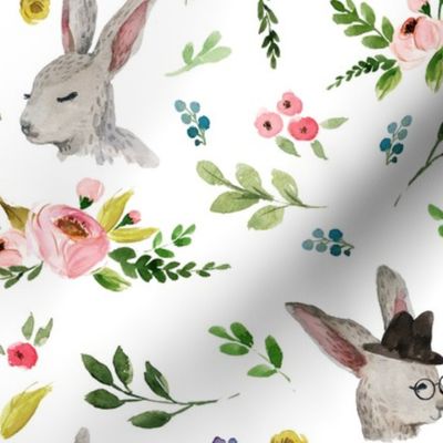 bunny floral