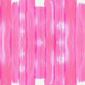 Pink Seamless Brushstrokes on Vellum Background
