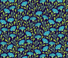 Blue chrysanthemums