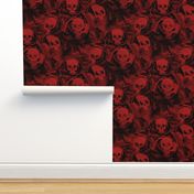 Haunted Red Skulls