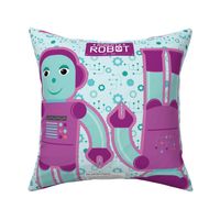 Roberta Robot Cut and Sew Plushie Pillow Project