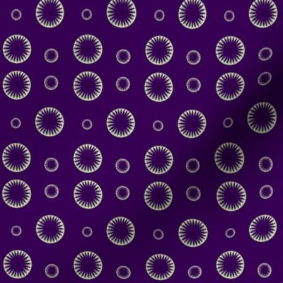 poppies pod dot-purple