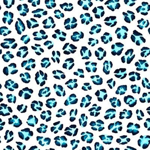 Blue leopard pattern