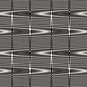 Zigzag Zing-a-Ling Texture  in Black and White