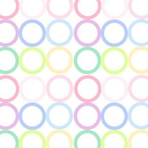 Rainbow Pastel - Circlets -  Â© PinkSodaPop 4ComputerHeaven.com