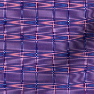 Zigzag Zing-a-Ling Texture in Pink and Blue