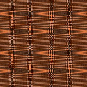 Zigzag Zing-a-Ling Texture  in Brown and Rusty Orange