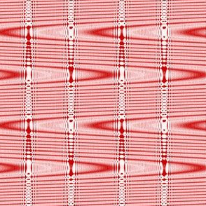 ZigZag Zing-a-Ling Texture  in Red - White