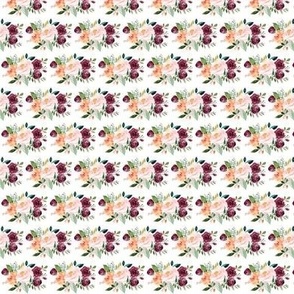 paprika floral small - 1 inch floral