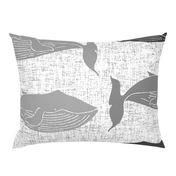 whale linen grey oversized