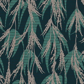 FRENCH VINTAGE PALM TEAL