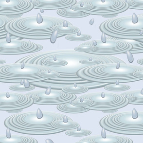 Rain drop circles