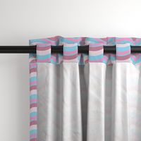 Ripple Wavy Retro Abstract Stripes in Blue Pink Mauve - UnBlink Studio by Jackie Tahara