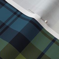 Campbell 1739 tartan, 12" muted