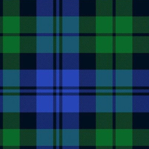 Campbell 1739 tartan, 12" bright