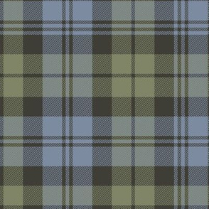 Campbell 1739 tartan, 10" faded