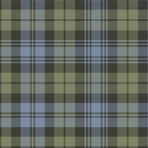 Campbell 1739 tartan, 7" faded