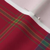 Glen Coe / MacDonald of Glencoe tartan - 10" bright, c.1740