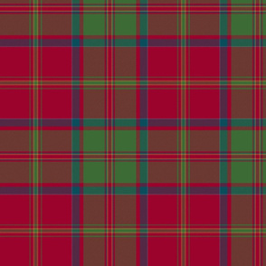 Glen Coe / MacDonald of Glencoe tartan - 10" bright, c.1740