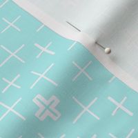 Swiss Crosses Ice Blue