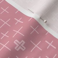 Swiss Crosses Blush Pink