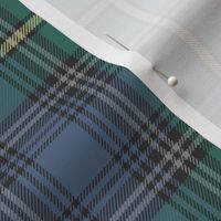 MacLeod of Skye tartan, 10" muted with grey stripes