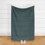 MacLeod of Skye tartan, 10" muted with grey stripes