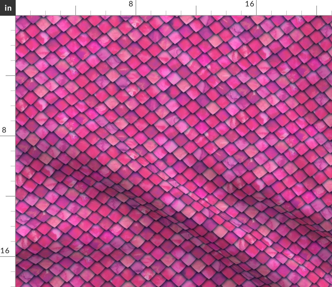 dragon scales - pink - C19BS
