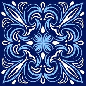 Cobalt Blue Mosaic Tile
